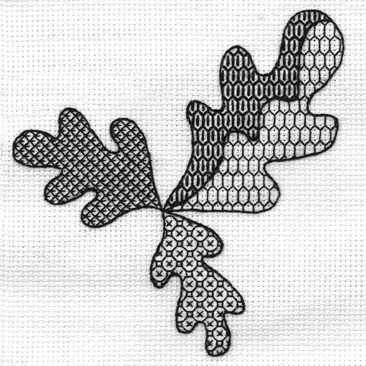 'English Oak' Blackwork Embroidery Kit
