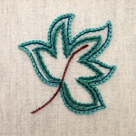 'Maple' Crewel Work Embroidery Pattern