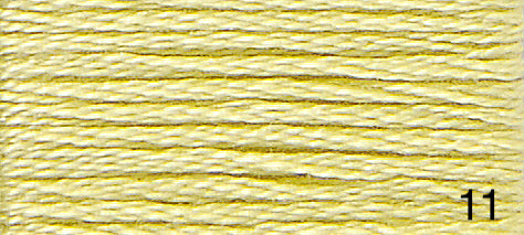 DMC Stranded Cotton Greens