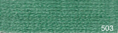 DMC Stranded Cotton Greens