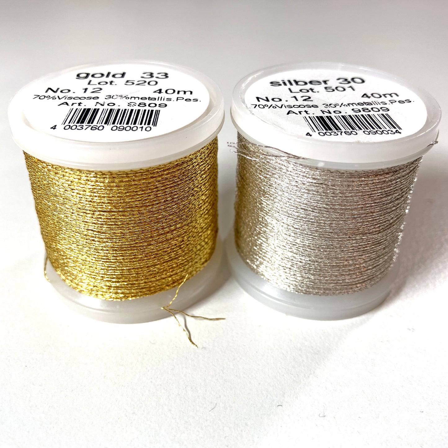 Madeira Metallic No.12 Embroidery Thread