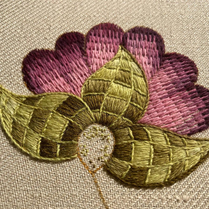 Jacobean crewelwork monthly online class (starts September 2023) - deposit