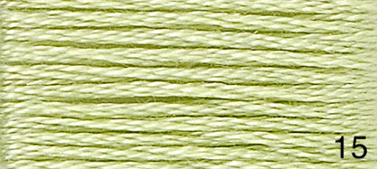 DMC Stranded Cotton Greens