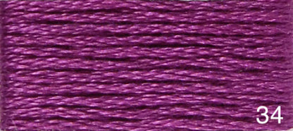 DMC Stranded Cotton Purples