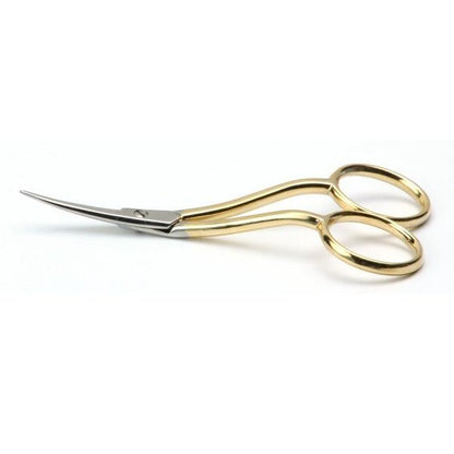 Madeira Double Curved Embroidery Scissors Gold Quality